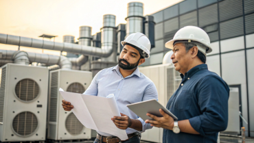 إدارة مشاريع التكييف والتبريد