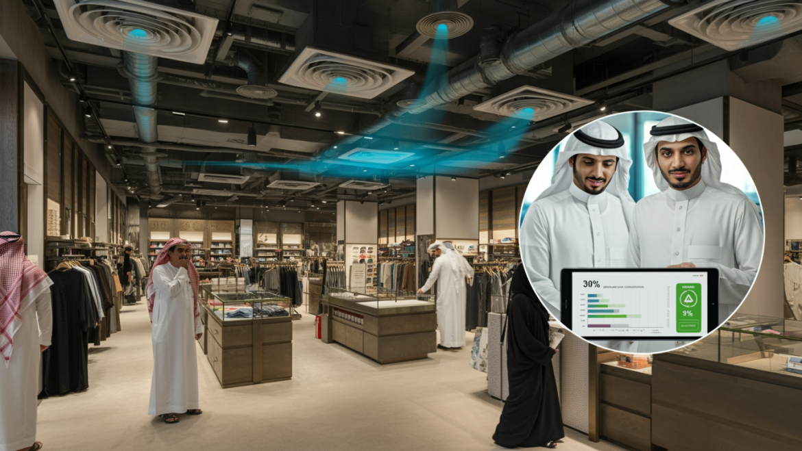 توفير 30% من فاتورة الكهرباء: سر التصميم الاحترافي لأنظمة التكييف التجارية